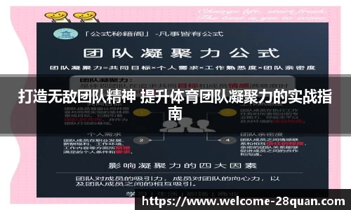 打造无敌团队精神 提升体育团队凝聚力的实战指南